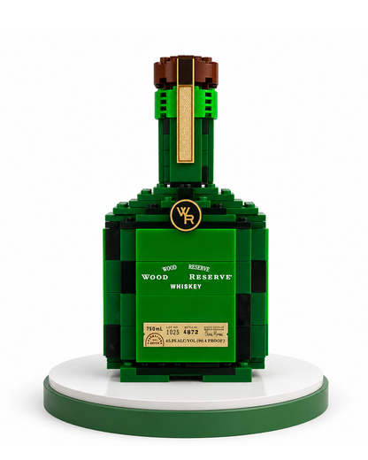 Wood Reserve Whiskey Block Bottle