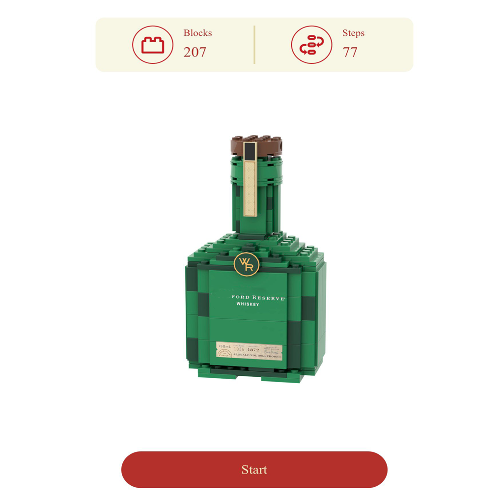 Wood Reserve Whiskey Block Bottle