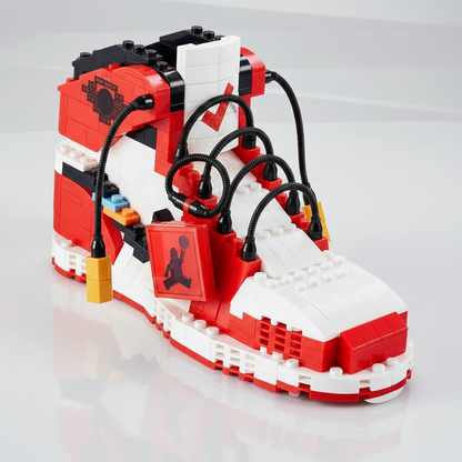 AJ Chicago sneaker building block collectible displayed as home décor