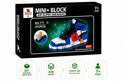 AJ Game Royal sneaker DIY building block set packaging box