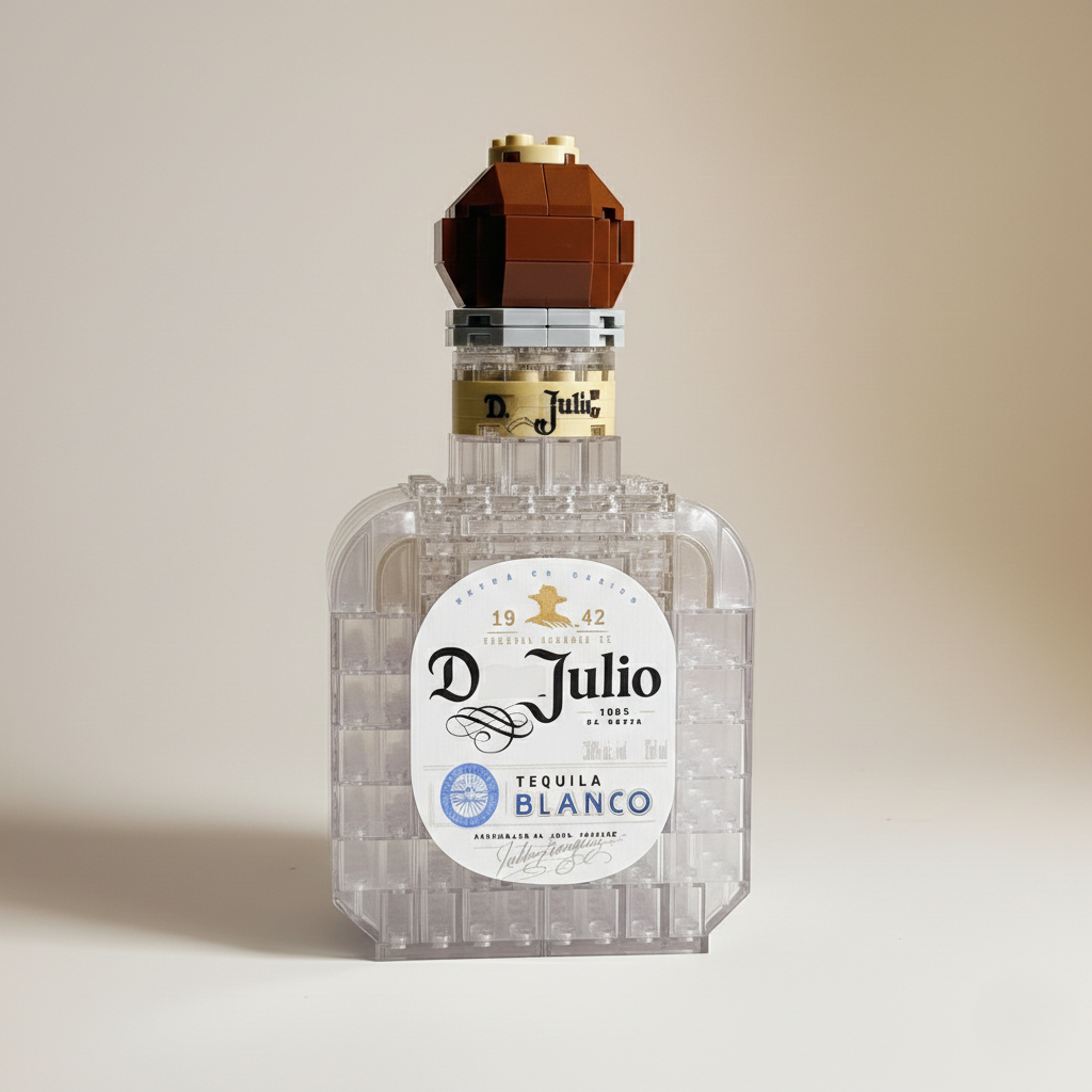 Bottle Building Block Set with premium packaging and instructions
