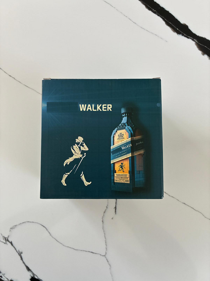 Walker Label Whisky Block Bottle box packaging for gift and collectible set